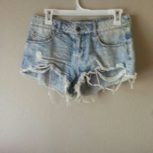 Zara Ripped Shorts