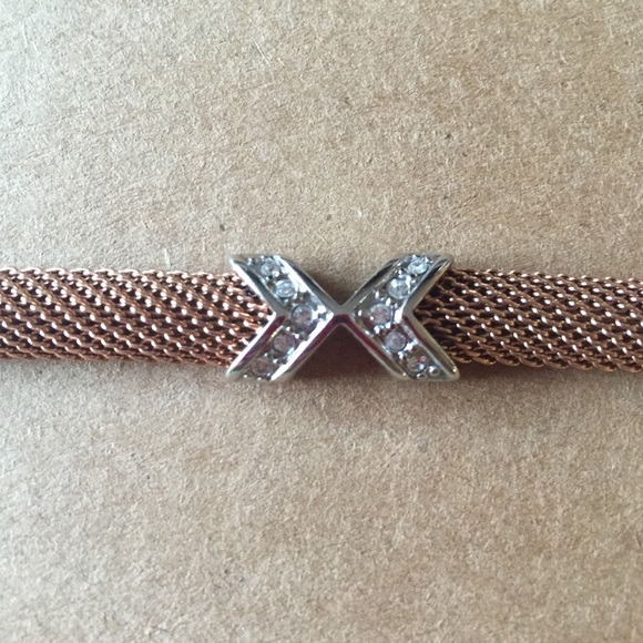 Skagen Rose Gold Mesh Necklace