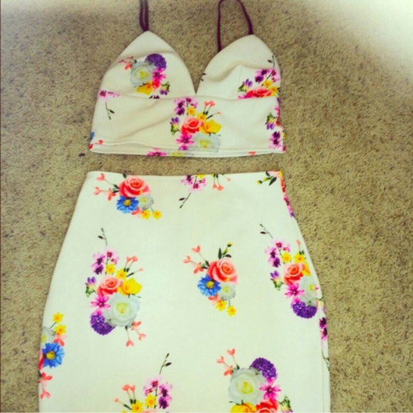 Floral two piece set