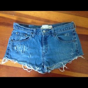 Levi's CutOff Denim Shorts size 10