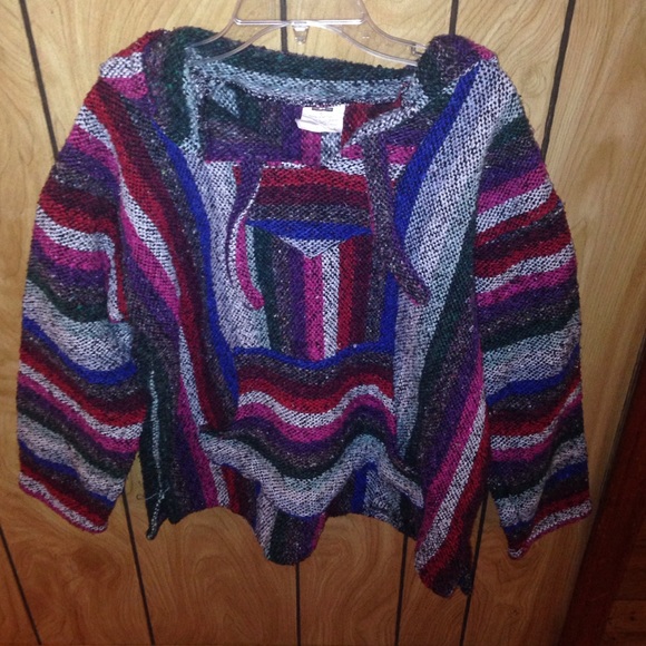 Multicolored hippie sweatshirt