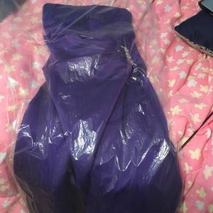 Davids bridals deep purple ball gown