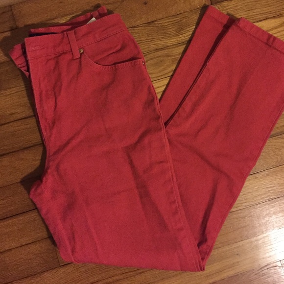 Red pants size 6