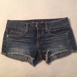 AEO distressed shorts