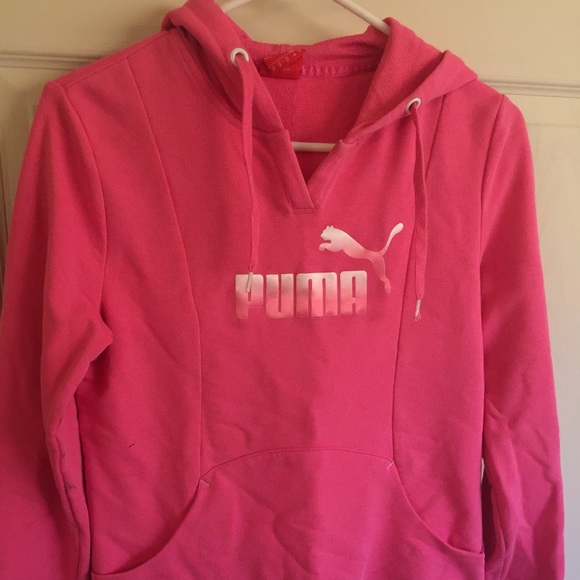 Pink Puma hoodie