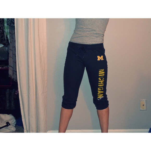 Michigan cropped sweats