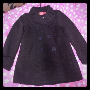 Chocolate brown winter coat