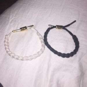 Rastaclat bracelets black & white