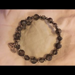 Silver beaded Alex and Ani lightly worn