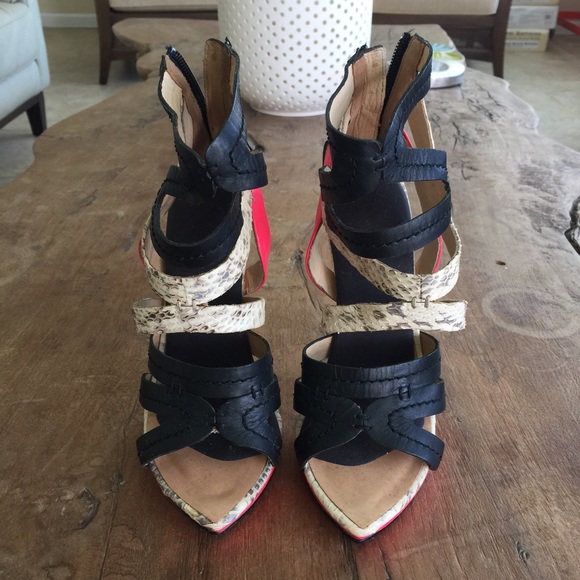 L.A.M.B. Shoes - L.A.M.B OPEN TOE BOOTIE