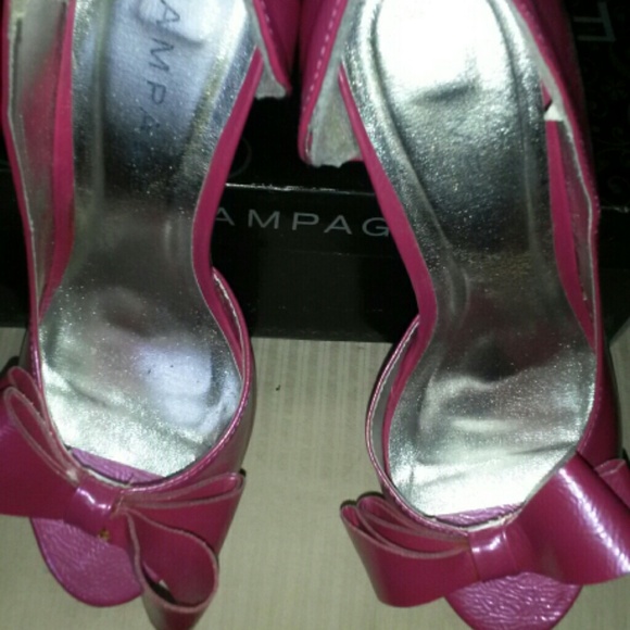 Pink Open toe Platform shoes - Picture 1 of 4