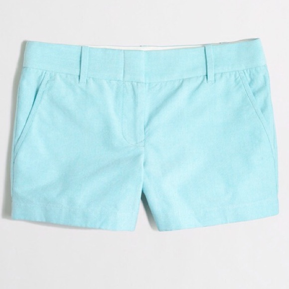 J. Crew Blue Oxford shorts