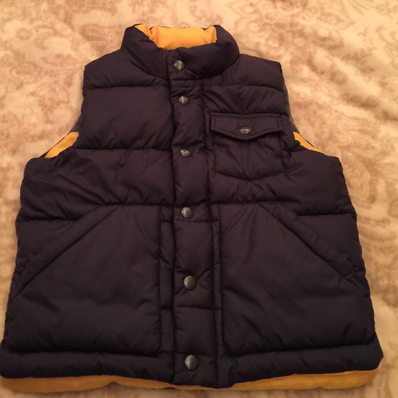 Gap boys navy puffer vest