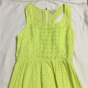 Lime green dress