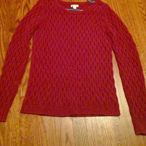 Burgundy sweater