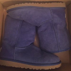 Blue UGG boots