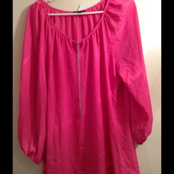 Pink blouse