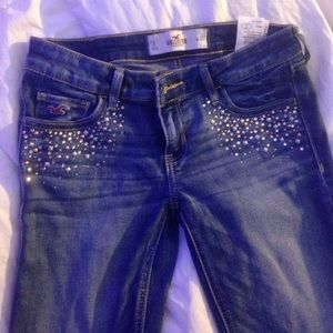 Hollister Sparkly Skinny Jean
