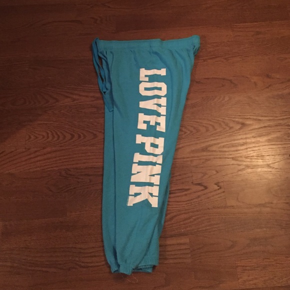 Victoria's secret/pink cropped sweats