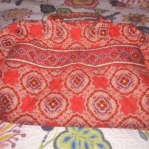 Vera Bradley paprika weekender