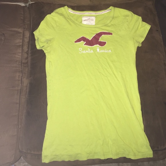 Lime green Hollister shirt
