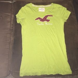 Lime green Hollister shirt
