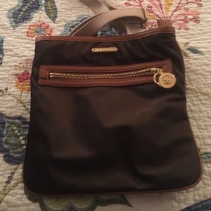Michael Kors Nylon Brown Crossbody
