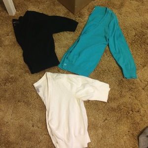 3 lot 3/4 sleeve cardigans!