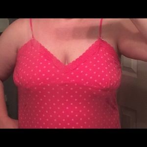 Feminine nightgown polka dot