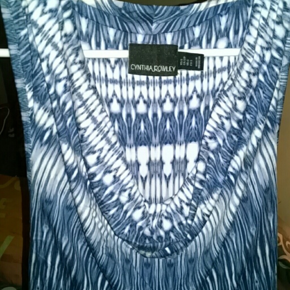 Bundled!!!Blue and white dress Cynthia Rowley - Picture 3 of 3