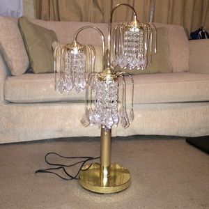 Plastic Crystal lamp, feel free for offers😃