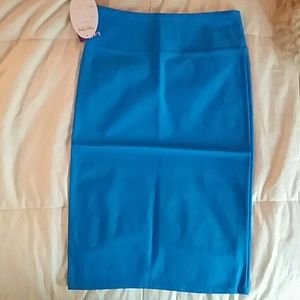 Forever Young Pencil Skirt aqua blue