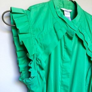 **Sold** Esley Kelly Green Vintage Style Dress
