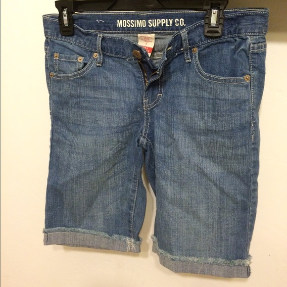 Cut off Bermuda shorts