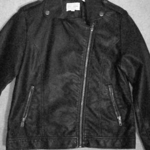 Black Leather Tight Jacket!