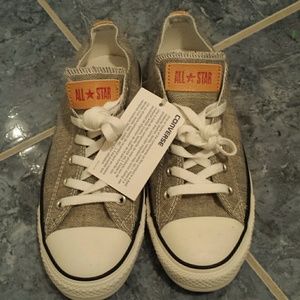 Leather Gray Converse