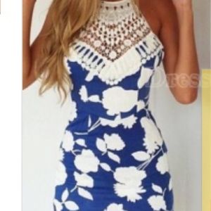 O neck off shoulder backless dress