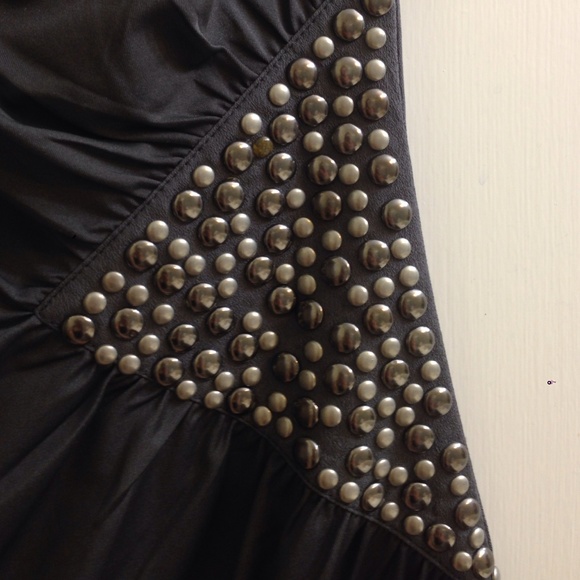 Gray one shoulder dress - Picture 2 of 4