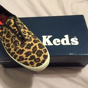 NIB Leopard Print Keds