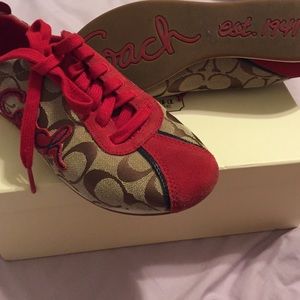 Red Coach Shoes