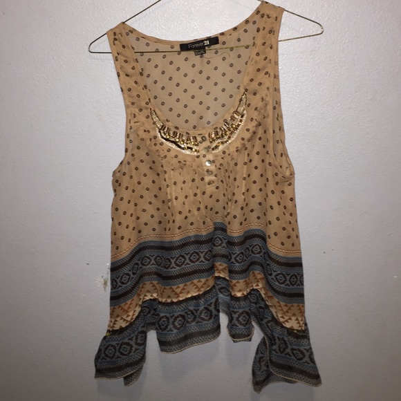 Boho Sleeveless Top