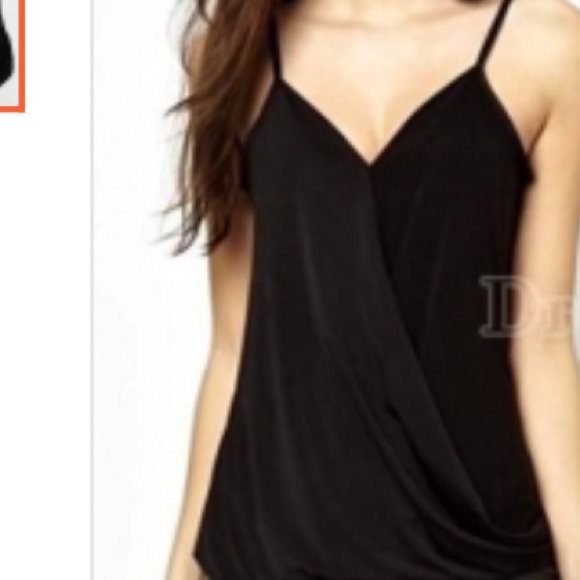 ‼️Final price‼️Black silk tank top - Picture 2 of 2