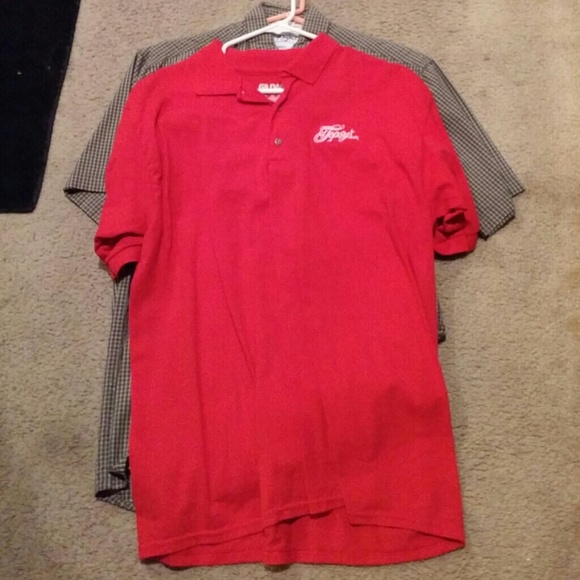 Red topys shirt