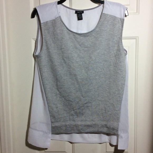 Rue 21 Knit/Sheer Top