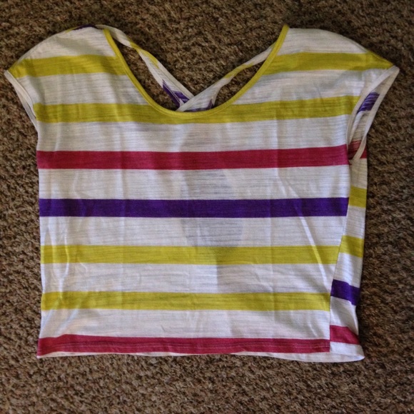 Stripped Crop Top