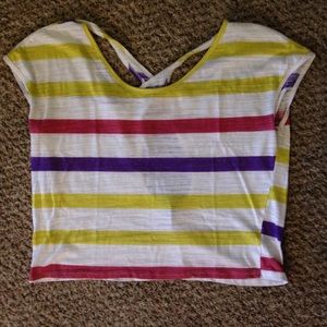 Stripped Crop Top