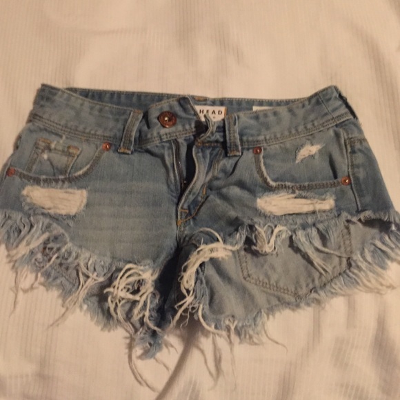 Blue bullhead shorts from pacsun