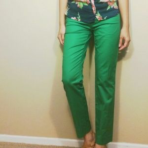 GAP Green Slim Cropped Pants
