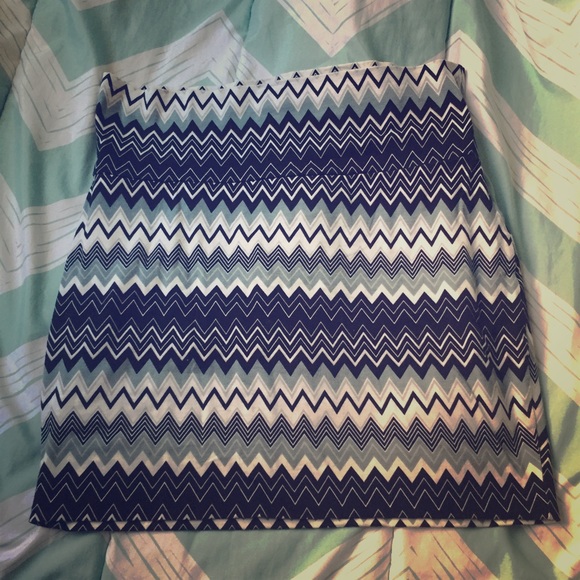 Zig Zag Pencil Skirt