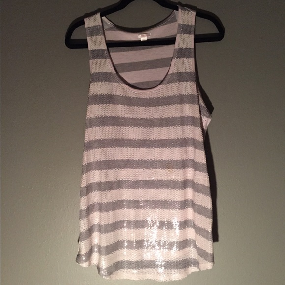 Xhilaration® Sequined Tank Top - Picture 1 of 4
